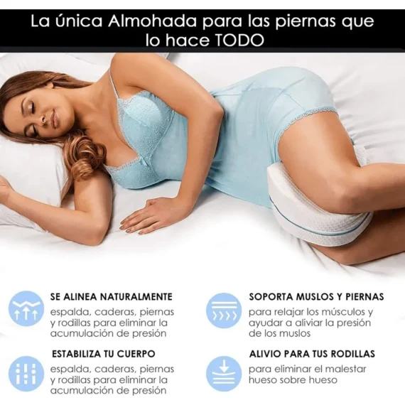 Almohada Ergonómica de Piernas y Rodilla (1)