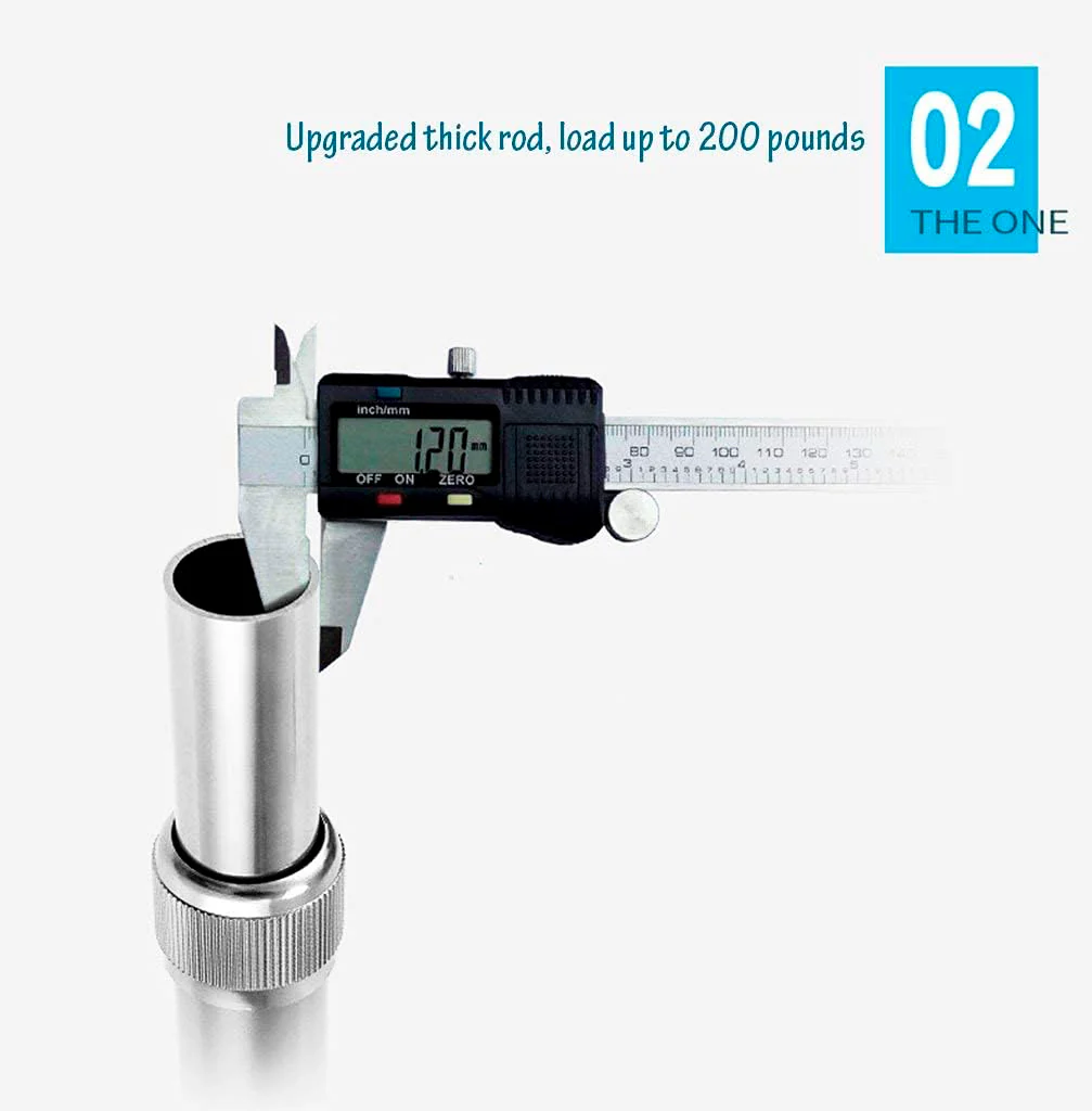 Bastón Ajustable con Mecanismo de Pivote Único (6)