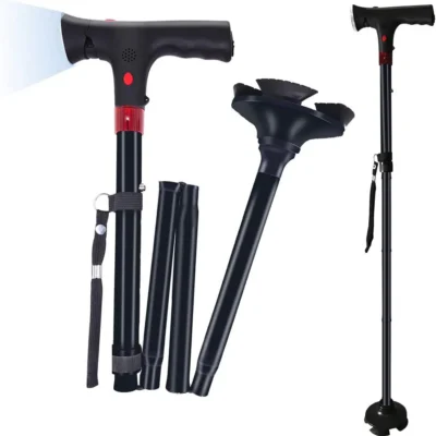 Bastón Plegable con Luz LED