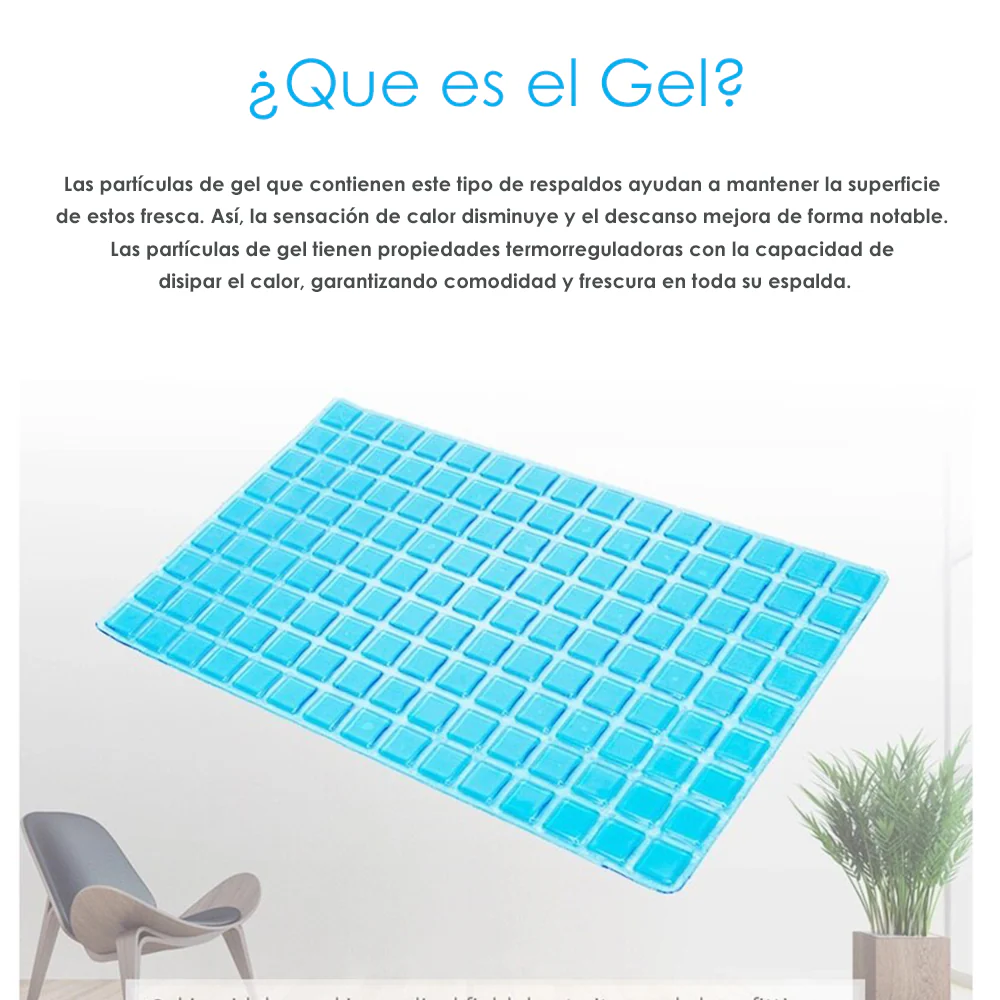 Cojin Respaldar Lumbar Viscoelástico con Gel (3)