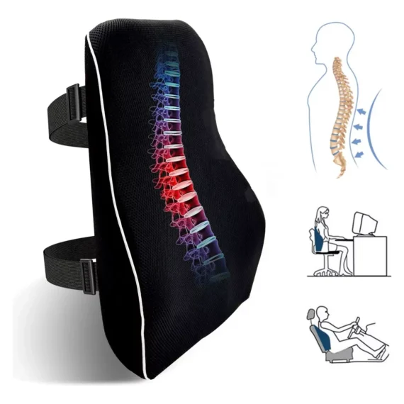 Cojin Respaldar Lumbar Viscoelástico con Gel