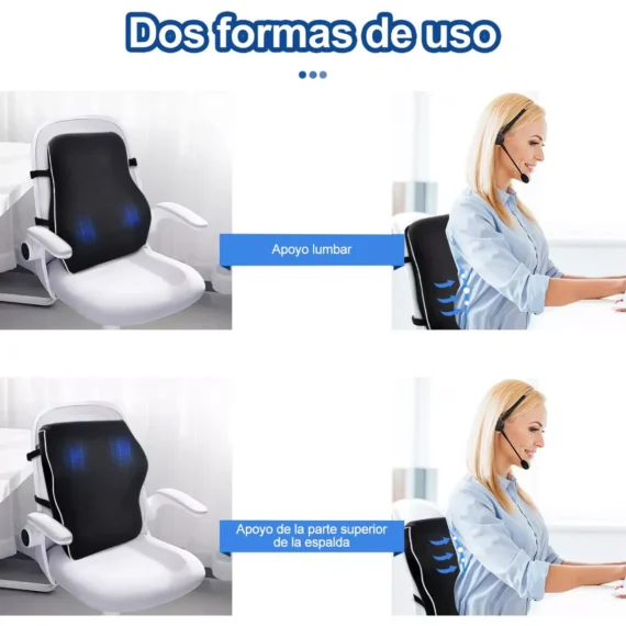 Cojin Respaldar Lumbar Viscoelástico con Gel (6)