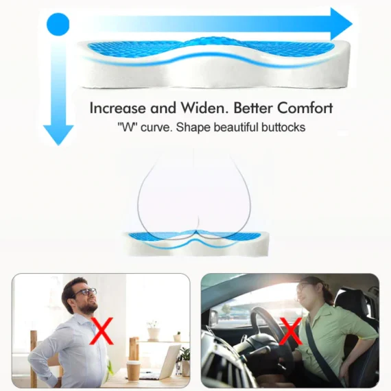 Cojín de Asiento con Gel - Memory Foam (7)