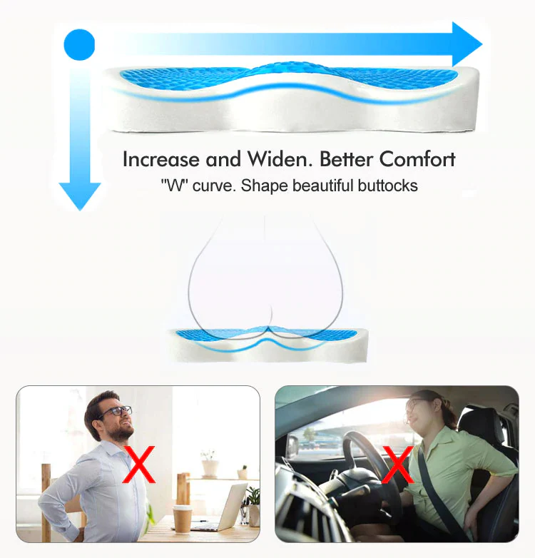 Cojín de Asiento con Gel – Memory Foam (7)