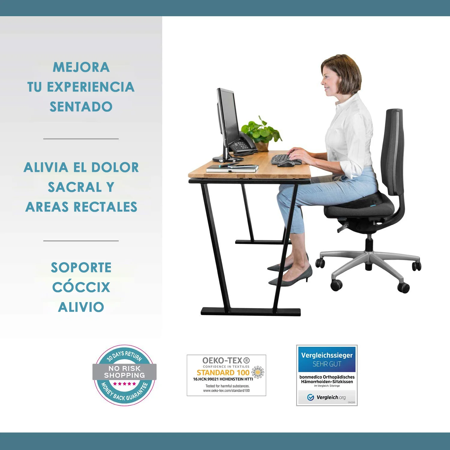 Cojín tipo Dona para coxis (5)