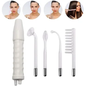 Dispositivo portátil de alta frecuencia Antiedad D'arsonval varita Fascial y Cabello Eléctrodos