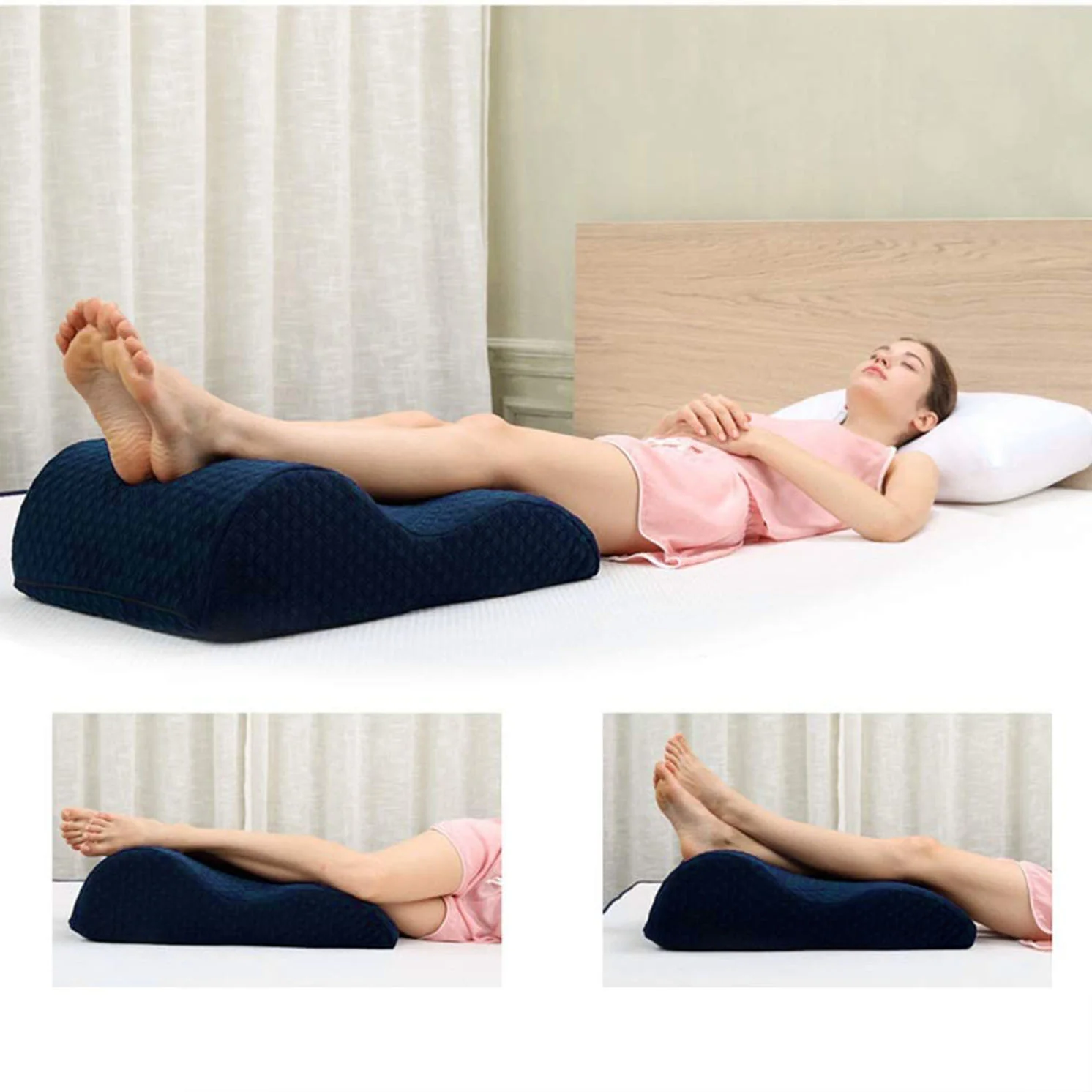 Elevador Ergonómico de Piernas con Funda para Varices (2)