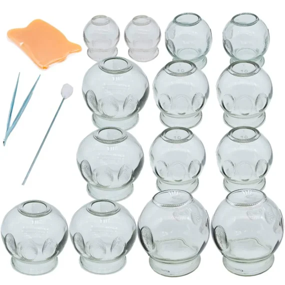 Kit de 14 Ventosas de Vidrio