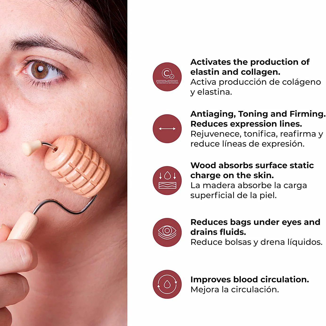 Kit de Maderoterapia Facial (2)