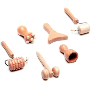 Kit Maderoterapia Facial de 6 Piezas