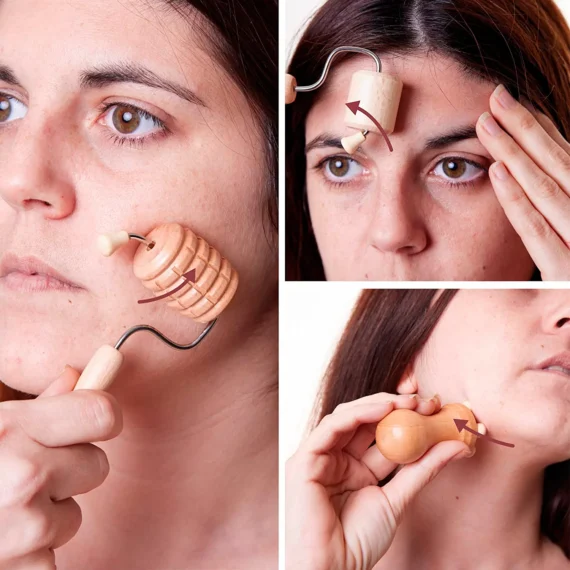 Kit de Maderoterapia Facial (4)