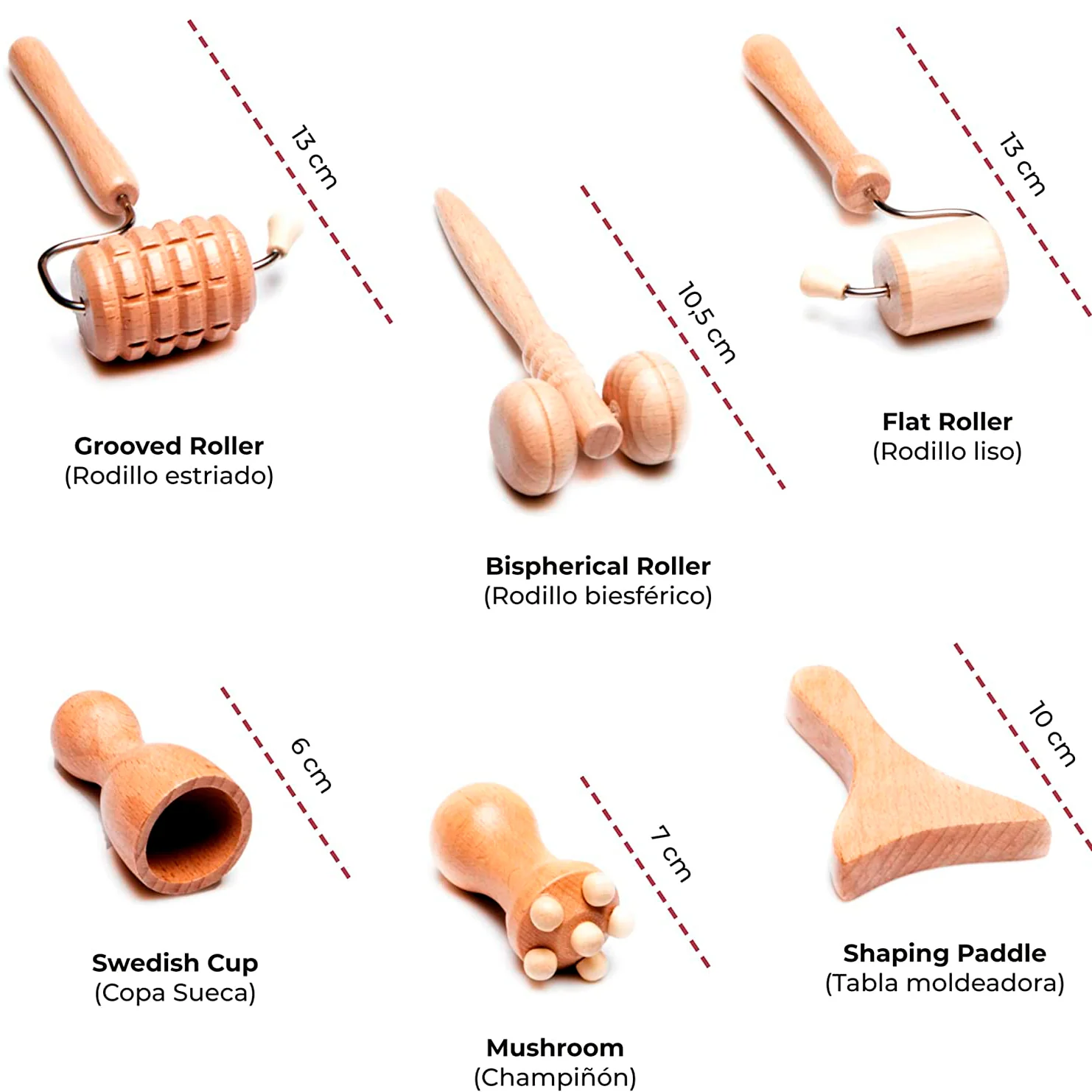 Kit de Maderoterapia Facial (5)