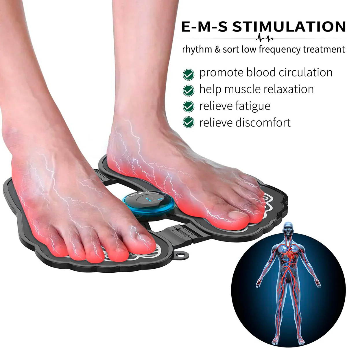 Masajeador de Pies EMS Recargable (4)