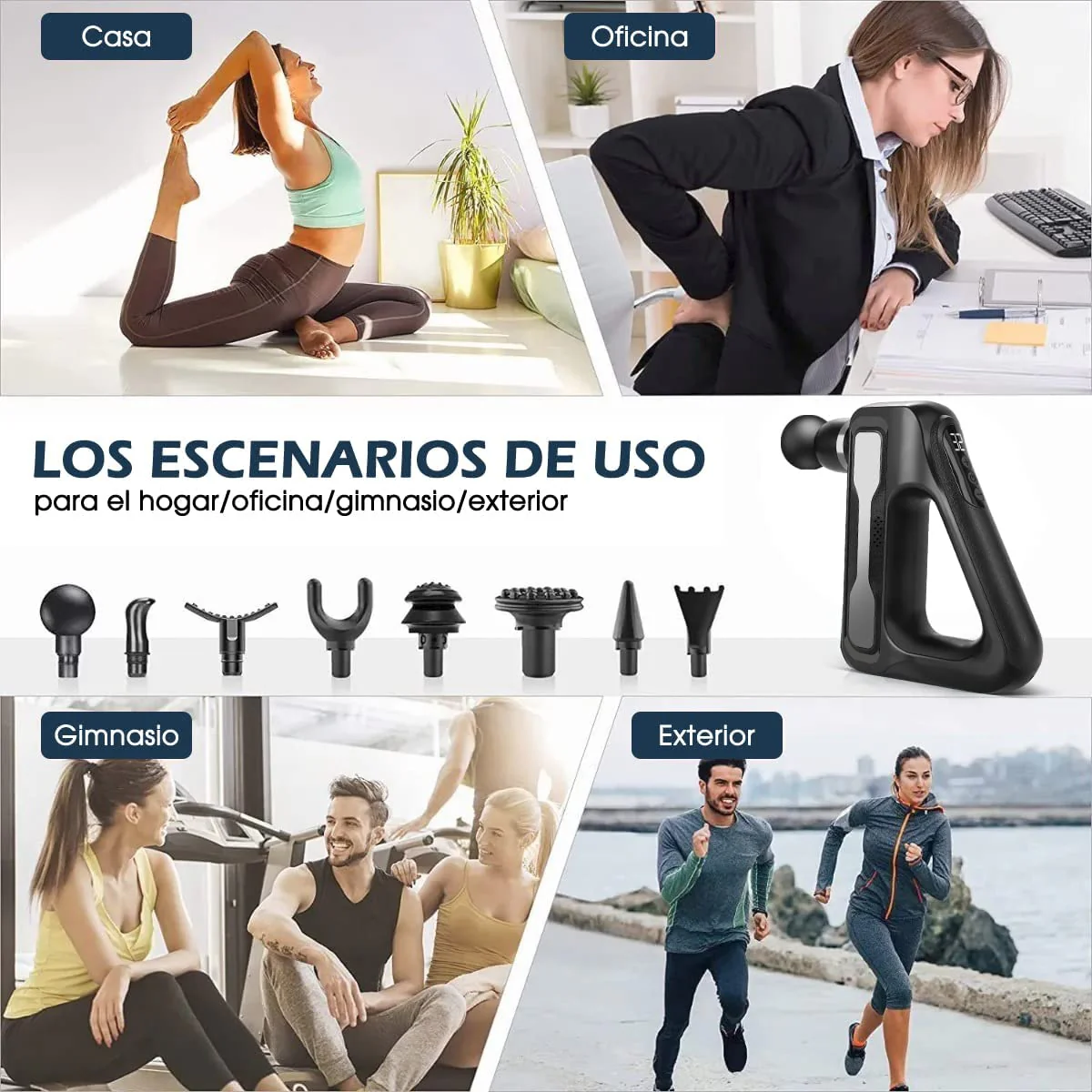 Pistola de Masaje Triangular (5)